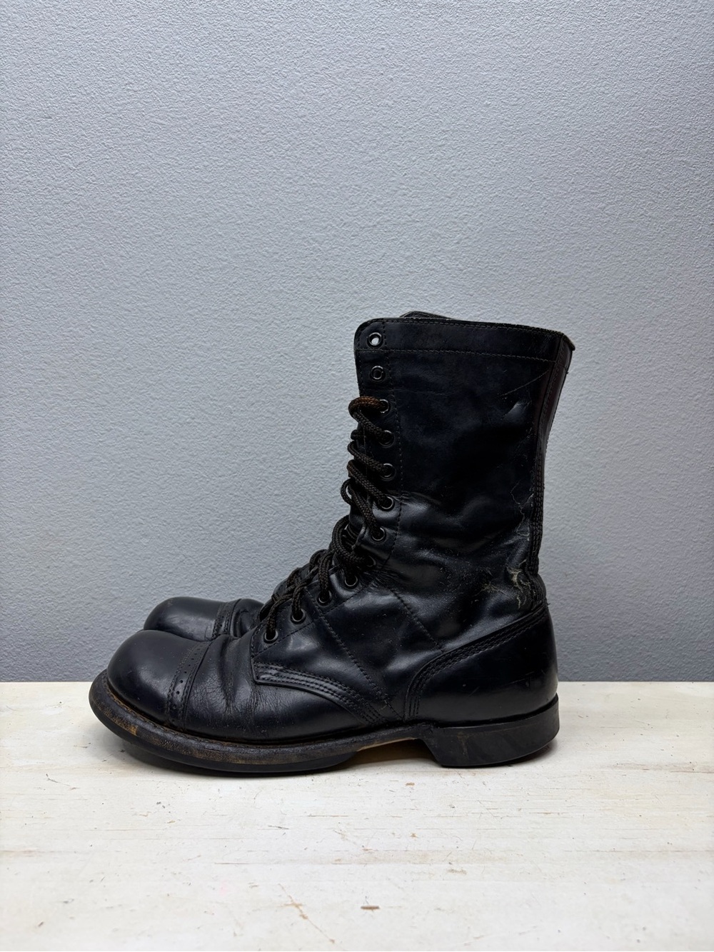 Corcoran Black Leather Vintage 10” Jump Boots Size 10